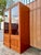 A Pair of Mid-Century Modern Danish Lighted Curio Display Cabinets by Sun Cabinet. Circa 1970s For Sale - Image 9 of 18