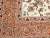 Persian Vintage Persian Tabriz Rug, Handwoven Allover Floral Pattern, Ivory & Pale Pink, 7’ X 10’ For Sale - Image 3 of 12