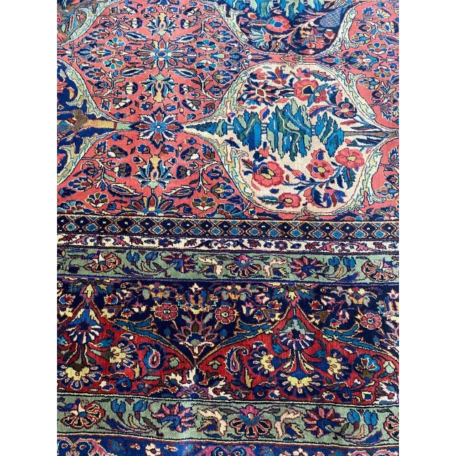 1940s Old Persian Gazvin Area Rug 11'8" X 20'8' For Sale - Image 4 of 13