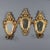 Small Carved Gilded Mirrors, Set of 3 For Sale - Image 13 of 13