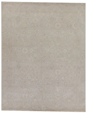 Vith Beige Hand knotted Wool Area Rug - 8'x10'