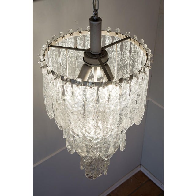 1990s Mid-Century Murano Glass Chandelier, 1990s For Sale - Image 5 of 11