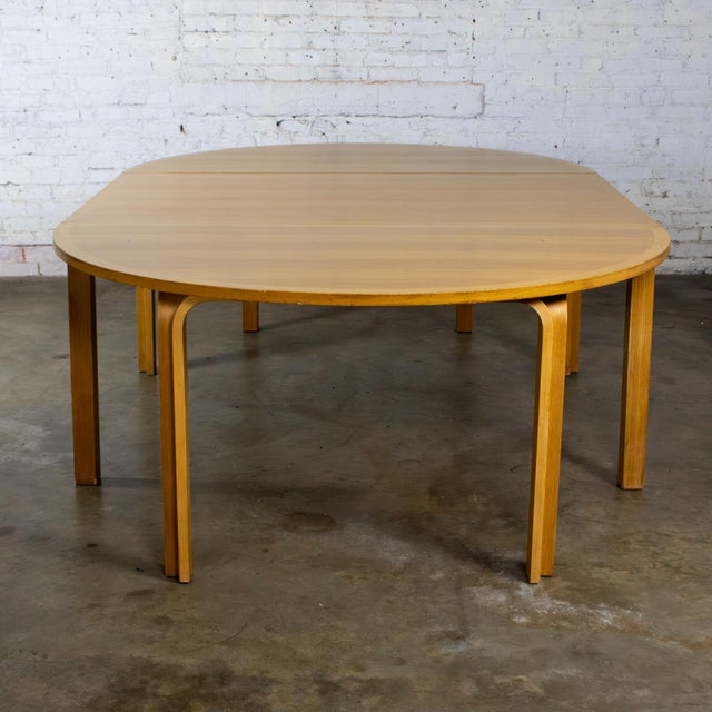 Brown Late 20th Century Scandinavian Modern Oak Dining or Conference Table by Thygesen and Sorensen for Magnus Olesen and Rudd International For Sale - Image 8 of 18