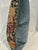 Vintage English Medieval Millefleurs Tapestry 19.5”Pillow “Courtly Garden Scene” Made in England - With Down Insert For Sale - Image 10 of 10