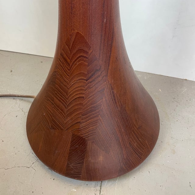 Mid-Century Teak Floor Lamp from Kirk, Denmark, 1960s For Sale - Image 12 of 16
