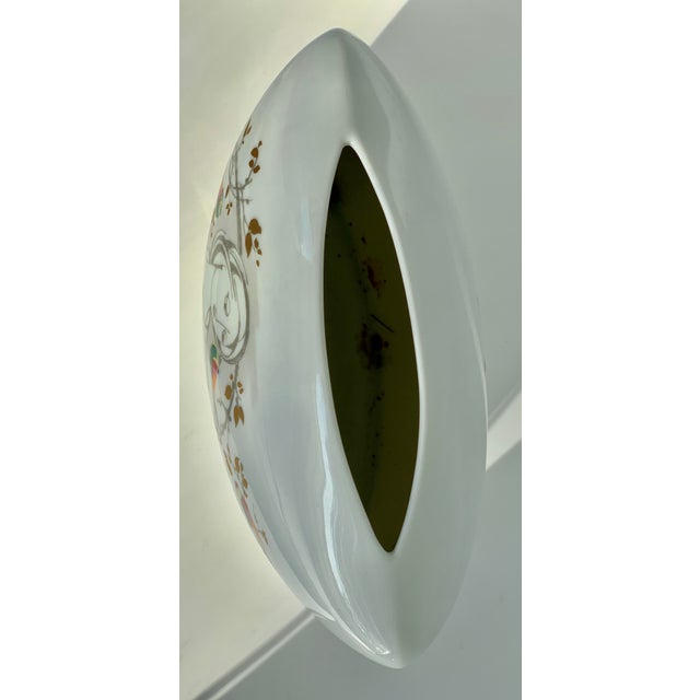 Mid-Century 1965 Rosenthal 'Love Story' Porcelain Vase by Danish Artist Bjørn Wiinblad For Sale In San Antonio - Image 6 of 12