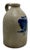 Very Nicely Blue Decotated Small 1 Gallon Size Antique New England American Region Stoneware Jug For Sale - Image 4 of 18