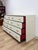 Wood Coastal Mitchell Gold Bob Williams White Dresser, Brass Handles, 8 Drawer For Sale - Image 7 of 13