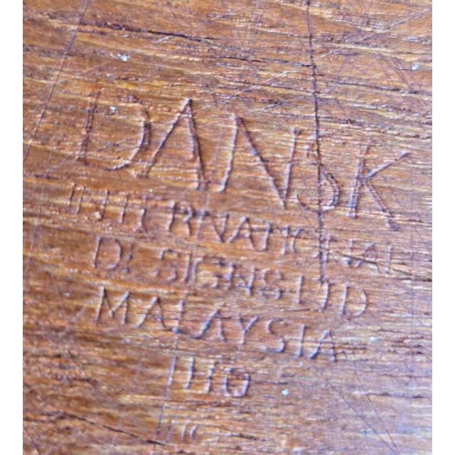 1970s Dansk Teak Wood Charcuterie Board For Sale - Image 14 of 14