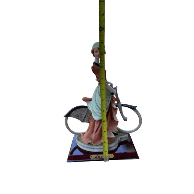 Leonardo Collection- Lady On. Bike Statute - Resin Detailed Figurine - Collectable For Sale - Image 9 of 12