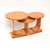 Art Deco Birds Eye Maple J Nest of Tables from H and L Epstein, 1930, Set of 3 For Sale - Image 11 of 11