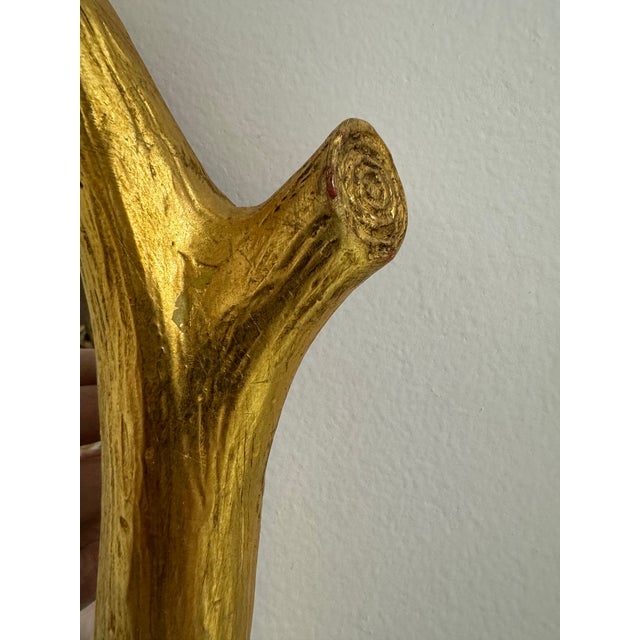 Plastic Gold Leaf 23.5 X 46" Twig Mirror For Sale - Image 7 of 14