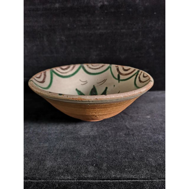 Ceramic Spanish Ceramic Folk Art Bowl, 1880s For Sale - Image 7 of 15