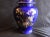 Asian Antique Circa 1970's Kutani Ware Cobalt Blue Peacock Ginger Jar Hand Painted Made in Japan For Sale - Image 3 of 8