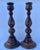 Assortment of Turned Wood Candlesticks- Set of 6 For Sale In Charleston - Image 6 of 11