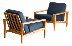 Set of Bodo Armchairs in Swedish Oak from Svante Skogh, 1950s
