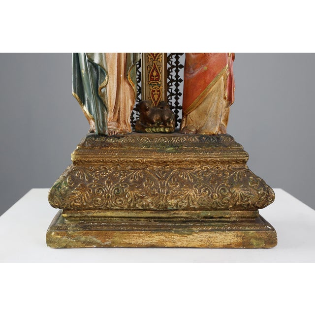 19th Century Neo‑Gothic Crucifix, France For Sale - Image 11 of 15