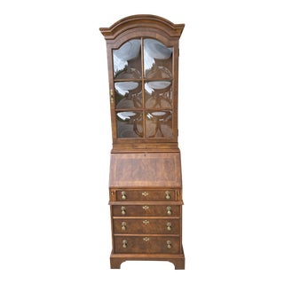 Vintage Bubble Window Secretary Desk by Drexel For Sale