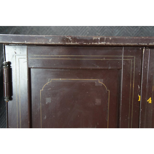 National Cash Register Co. Antique NCR National Cash Register Industrial Iron Steel Safe Cabinets For Sale - Image 4 of 18