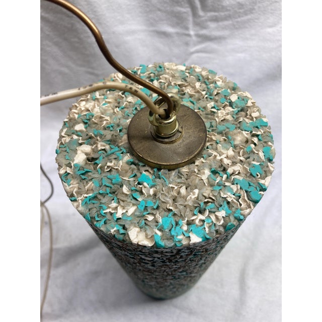 1960s Melted Plastic Popcorn Space Age Pendant Lights - Set of 3 For Sale - Image 12 of 12