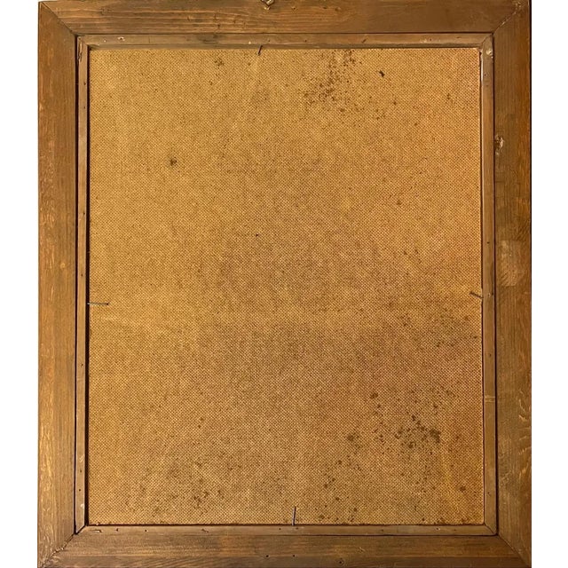 Frank Chabry, Flowers in a Vase, Oil on Masonite For Sale - Image 10 of 11