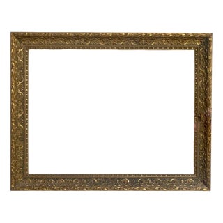 Bohemian Wooden Golden Frame For Sale