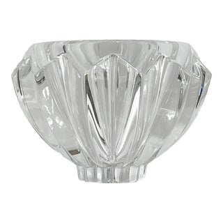 Vintage Orrefors of Sweden "Zodiac" Crystal Bowl, Signed For Sale