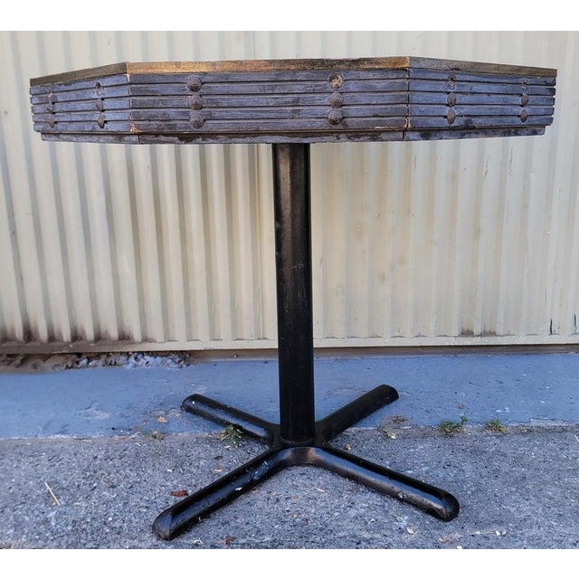 Rustic Mid 20th Century New Mexico Tile / Pedestal Table For Sale - Image 3 of 7