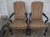 Hickory Chair High Back Armchairs Vintage Hollywood Regency Striped Accent Pair For Sale - Image 9 of 11