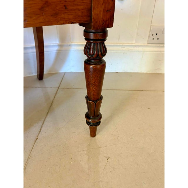 Mid 19th Century Antique Willian IV Mahogany Desk Chair, 1840 For Sale - Image 5 of 7