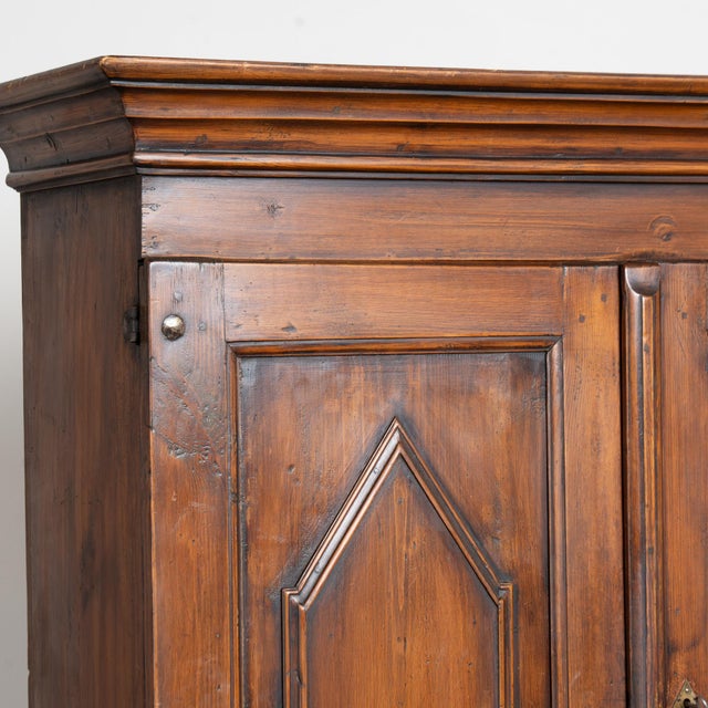 19th Century Swedish Pine Two Door Cabinet Armoire For Sale - Image 4 of 13