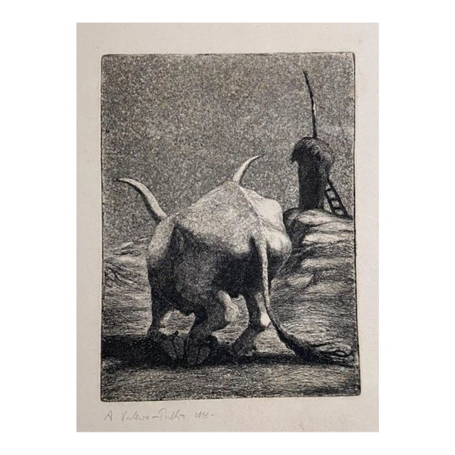 Bull, 1946, Etching For Sale