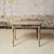 Add refined French elegance to your space with this 19th century French light wood base and marble top table, a...