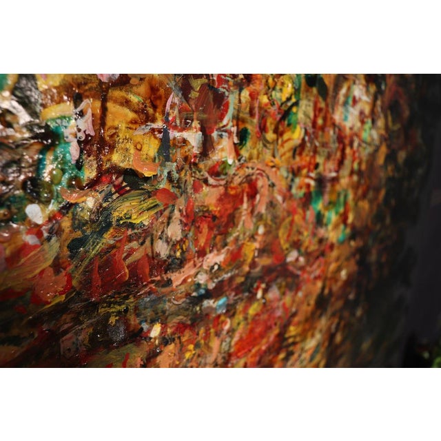 Abstract Composition, 2015, Mixed Media on Canvas For Sale - Image 9 of 18