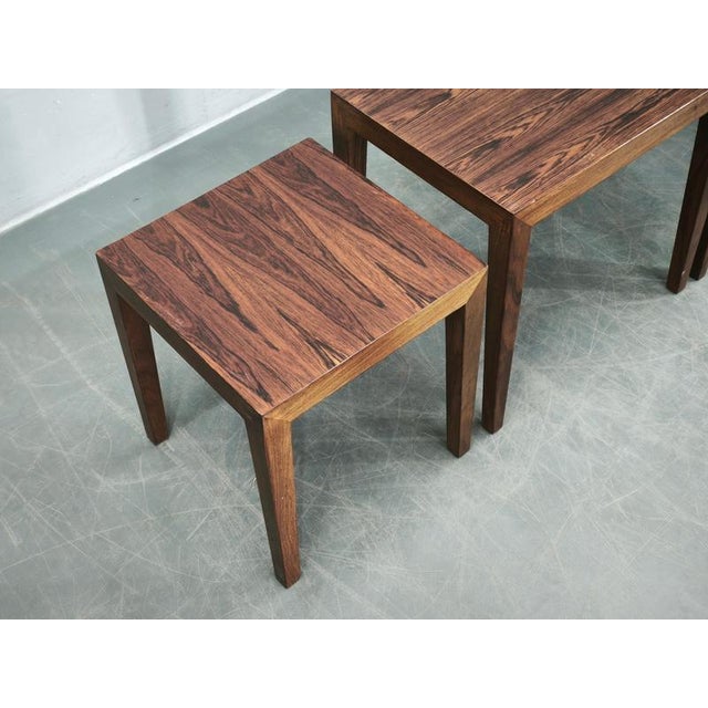 Nesting Tables by Severin Hansen for Haslev, Denmark, 1960s, Set of 3 For Sale - Image 15 of 18