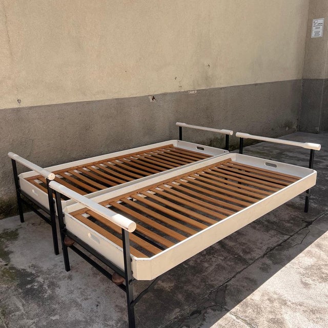 1960s L75 Stacked Bed by Osvaldo Borsani for Tecno, 1960s For Sale - Image 5 of 13