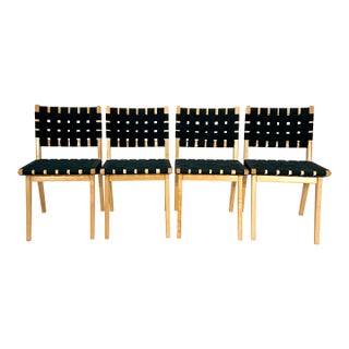 Jens Risom for KnollStudio Dining Chairs – Mid-Century, Set of 4 For Sale