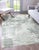 6x9 Versatile Freya Gray Silver Abstract Contemporary Handmade Wool Carpet Rug For Sale - Image 4 of 11