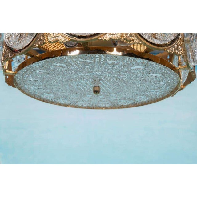 Vintage Swedish Glass Hanging Lamp, 1960s For Sale - Image 13 of 18