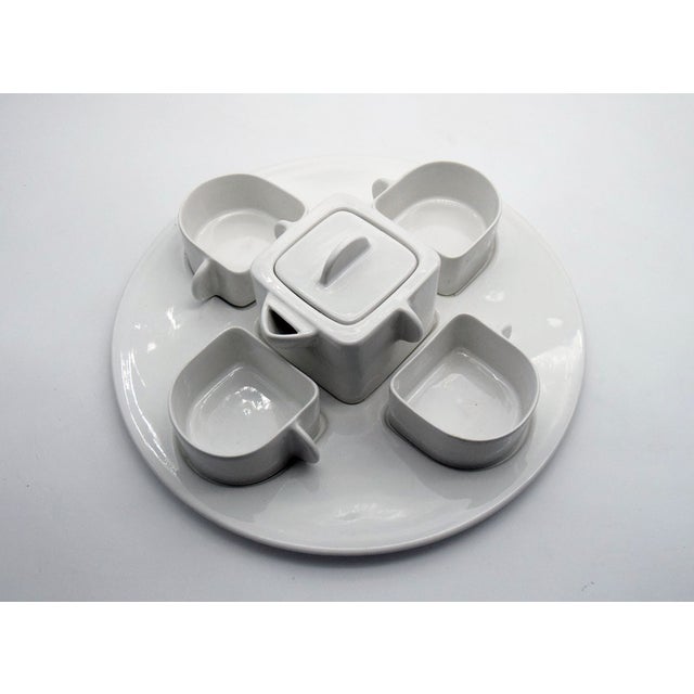 Angelo Mangiarotti Vintage Tea or Coffee Set by Angelo Mangiarotti for F.lli Brambilla, 1970s, Set of 6 For Sale - Image 4 of 8