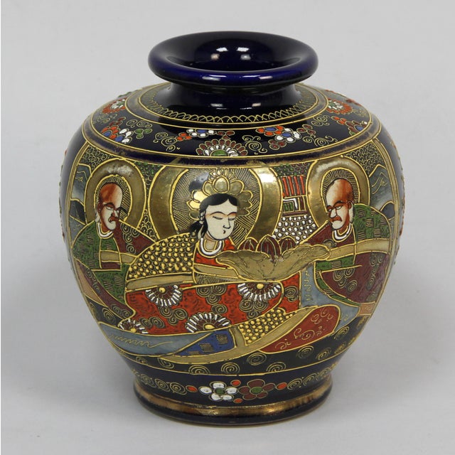 Ceramic Satsuma Vase, Japan, 1950s For Sale - Image 6 of 6