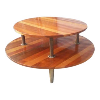 1960s Vintage 2 Tier Coffee Table For Sale