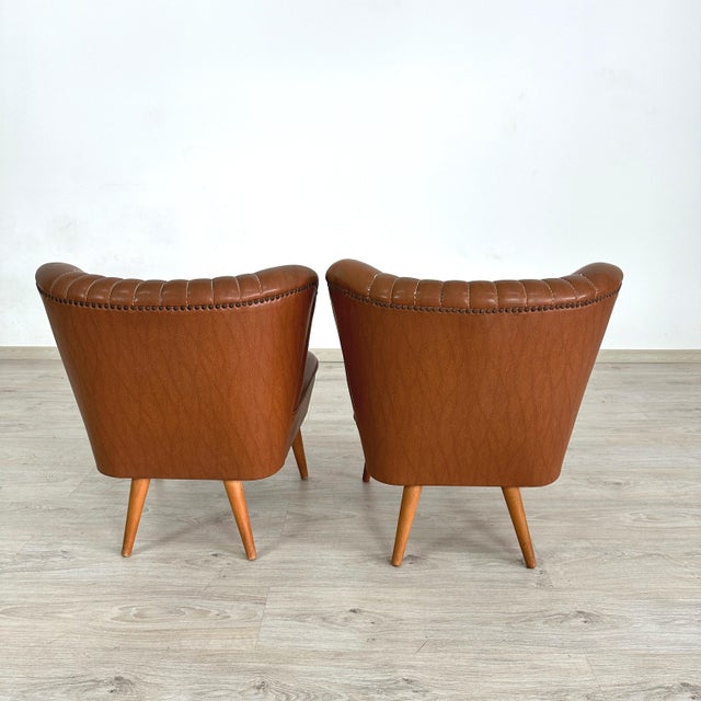 German Cocktail Chairs, a Pair For Sale In New York - Image 6 of 9