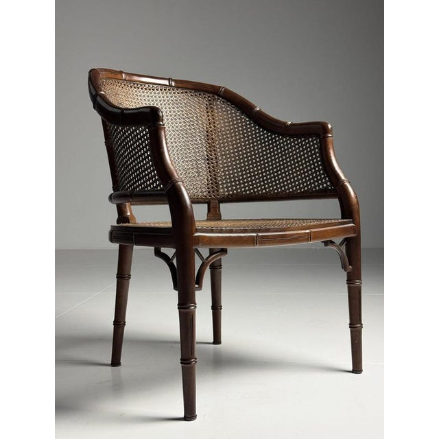 Vintage Faux Bamboo Chairs, Set of 4 For Sale - Image 15 of 18