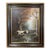 19th Century French Oil on Canvas Pastoral Cow Painting in Black and Gilt Frame For Sale