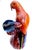 Wood Hand-Carved Hardwood Macaw Parrot Sculpture Vintage 1970s - Peruvian For Sale - Image 7 of 14