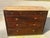 19th-century counter unit with a 2.7 cm thick pine top. It features three small drawers and three very large drawers, all...