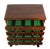 Queen Anne Late 20th Century Queen Anne–Style Cherry Wood Silverware Chest For Sale - Image 3 of 6