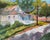 On the Corner, Original Oil Painting by Julia Lawing For Sale