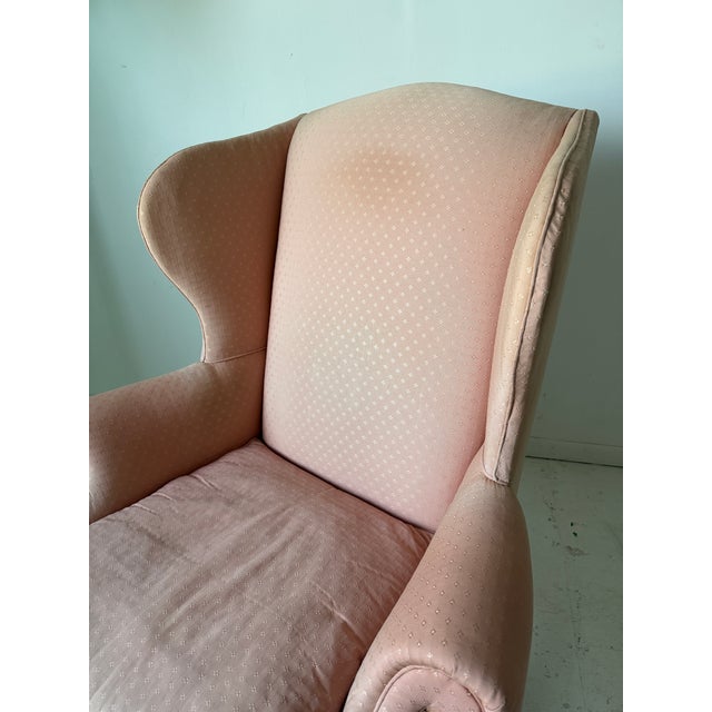 1980s Hickory Chair Traditional Queen Anne Arm Chair For Sale - Image 5 of 7